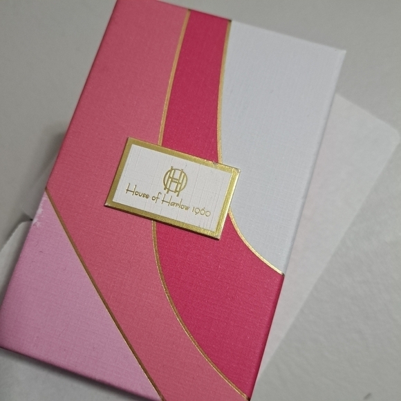 House of Harlow 1960 Heart Chandelier Glass Pearl Earrings - Picture 2 of 5